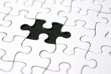 Puzzle with a missing piece