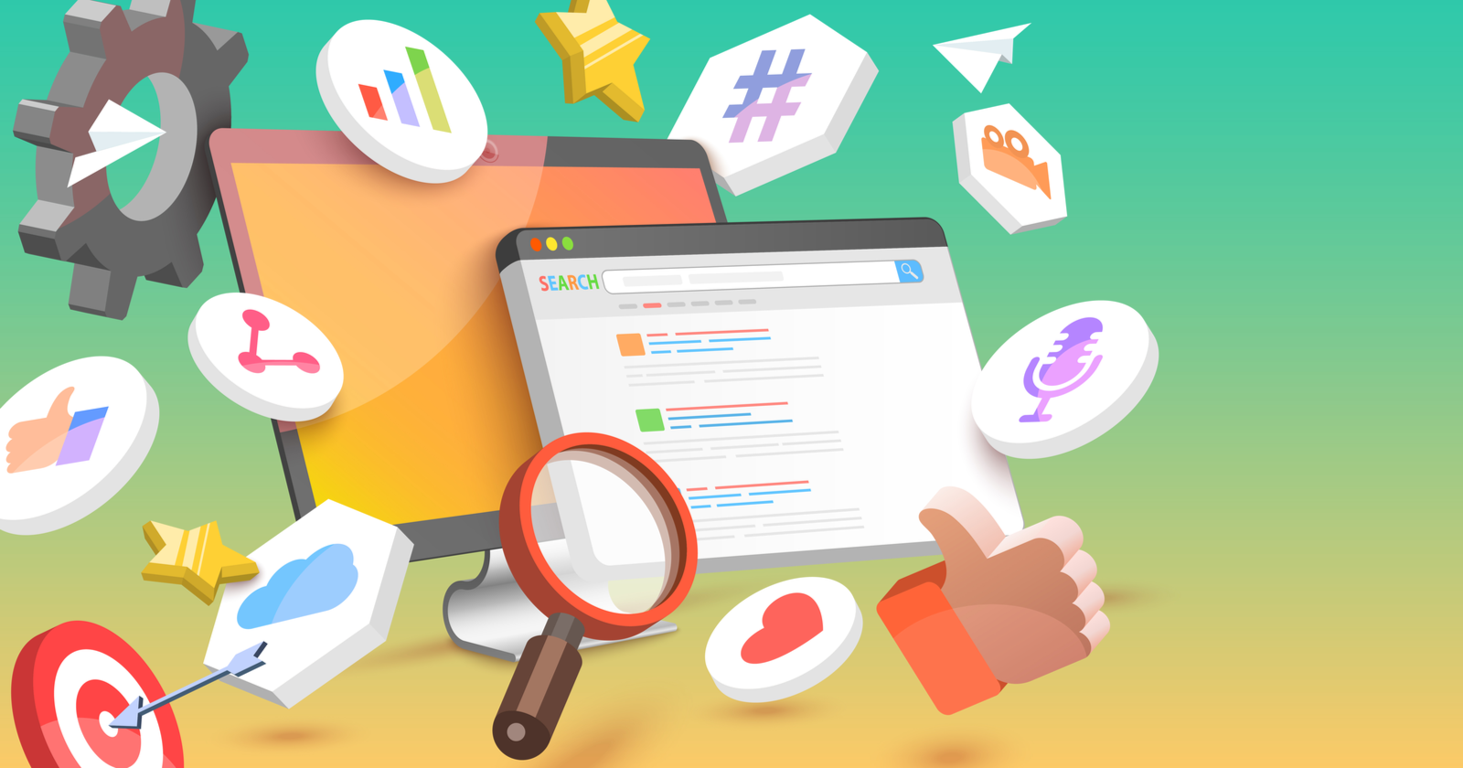 Various multimedia icons