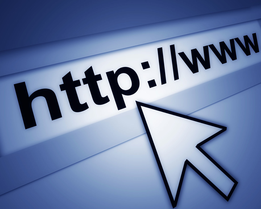 URL link in a search bar with a mouse cursor