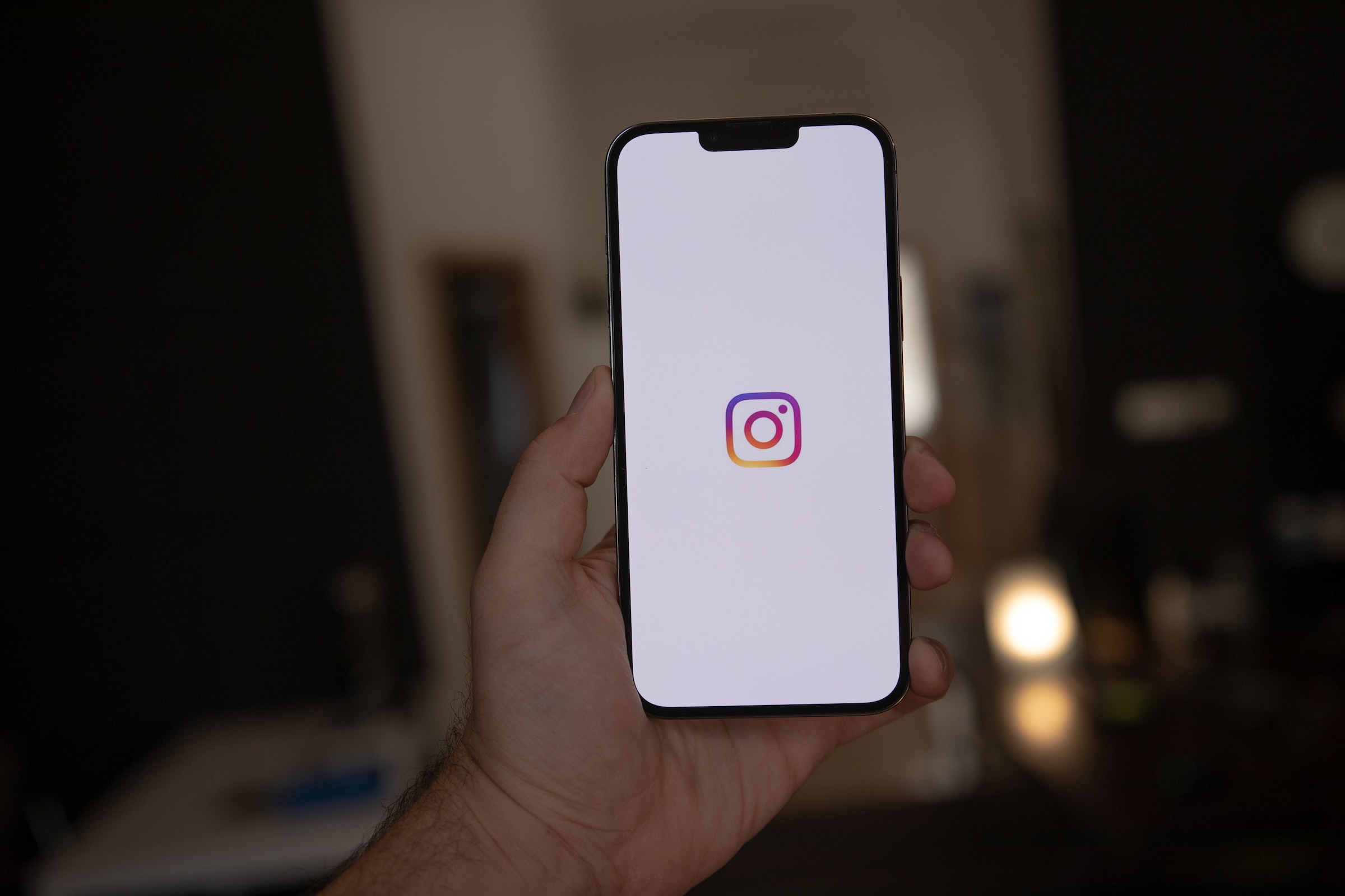 Mobile phone using Instagram