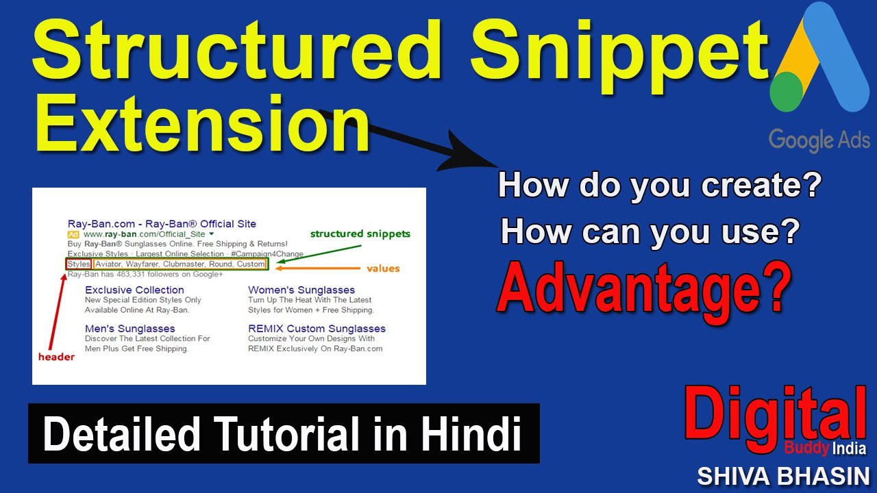 What Content Could Be Used For A Structured Snippet Extension - Setup ...