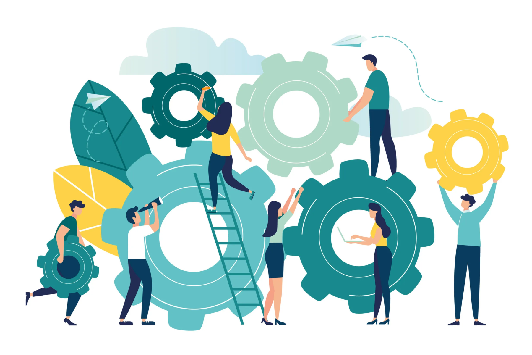 A group of people who work collaboratively
