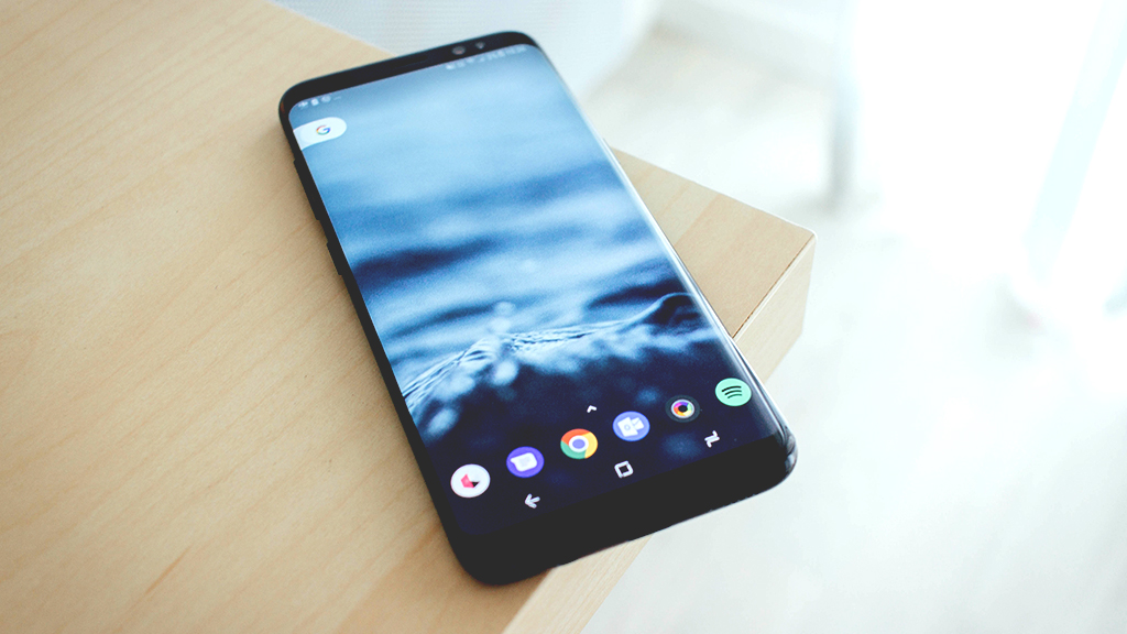 An android phone on a table