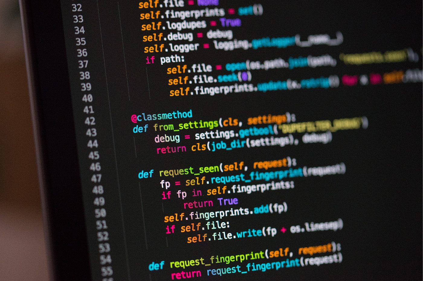 JavaScript codes on a laptop