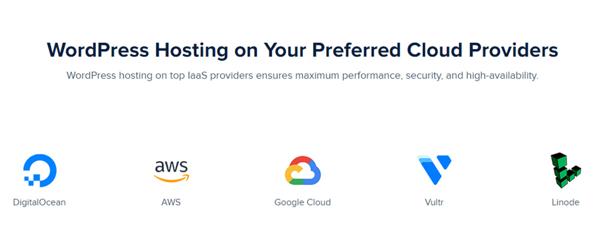 Choice Of Cloud Providers